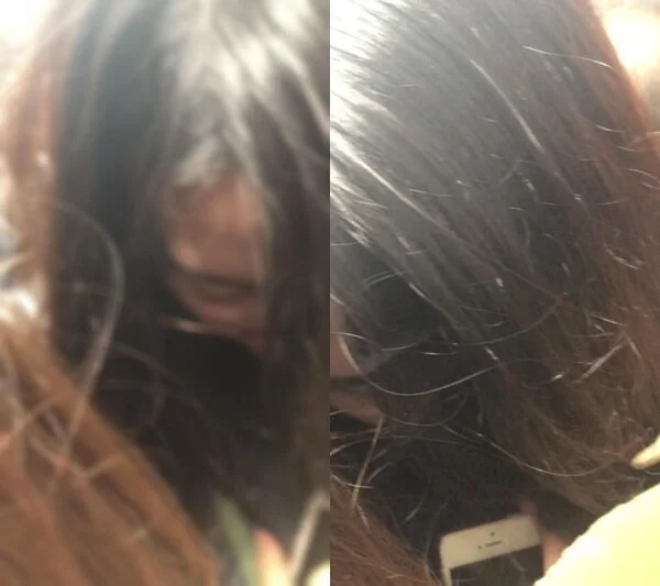 前から■■被害にあうお姉さん