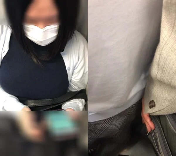 ■■に狙われたムッチリ爆乳のお姉さん
