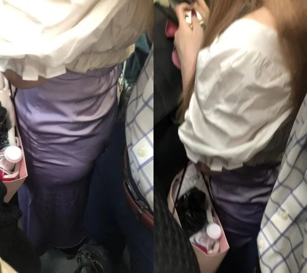 もっこり股間をグリグリ押しつけ■■されるお姉さん