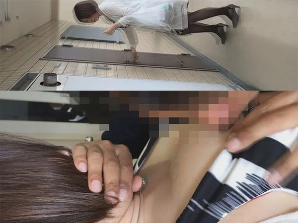 団地隣の棟の人妻家に押し入って乳揉み■■