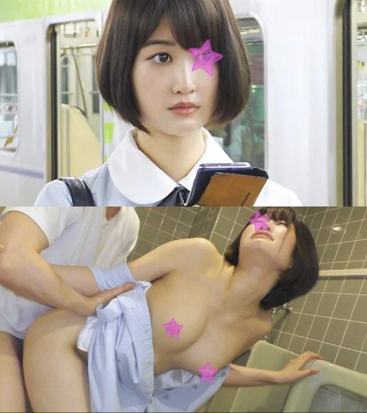《200本直前半額提供》【電車■■】★ついに199本★憧れの■■系水色ワンピ制服