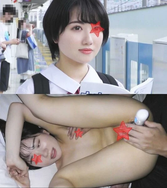 《ガチ映像》【電車■■】★キスも未経験★初めてを■■に奪われてしまう超純朴マジメ