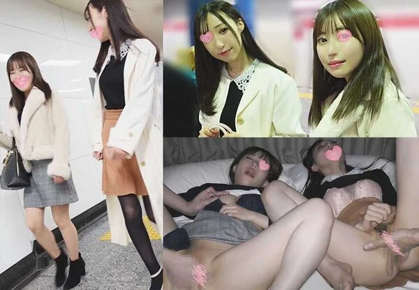 【ダブル■■】美乳OL2人組がどちらもパンシミべっとりのグショ濡れ電マケイレン*