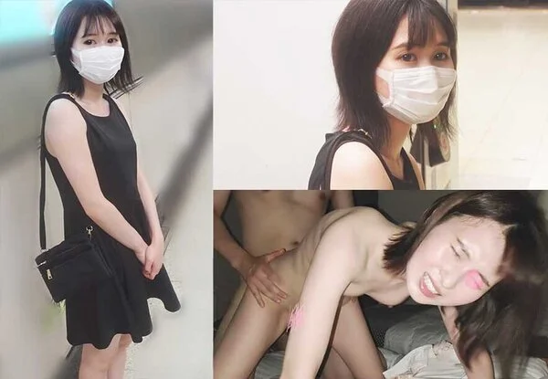 【電車■■】超美白ミニワンピ女子大生*車内ディルド挿入極限接写*ホテル連れ込みナ