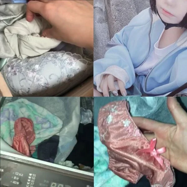21才女子大生の洗濯機と下着タンスの中!