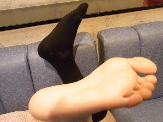 女子大生の黒い靴下