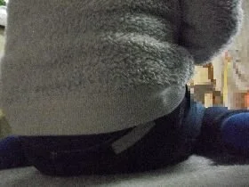 歯科衛生士さん 使用済み紺色パンティの画像