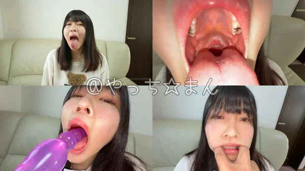 【個人撮影】八森わか菜の喉チン触り&喉奥ディルド