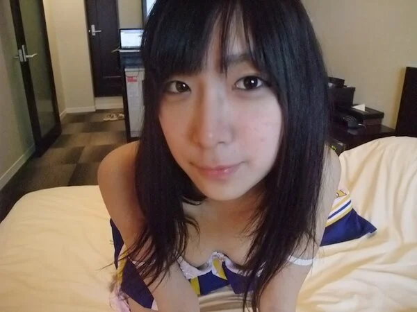 個人撮影☆超美形!現役チアリーダー♪清楚な黒髪メガネっ娘をいただきます♪