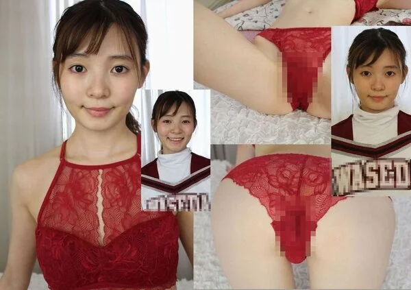 処女の陰毛スケスケ!超美人JDチアリーダーのエッチな下着「誰にも見られるはずなか