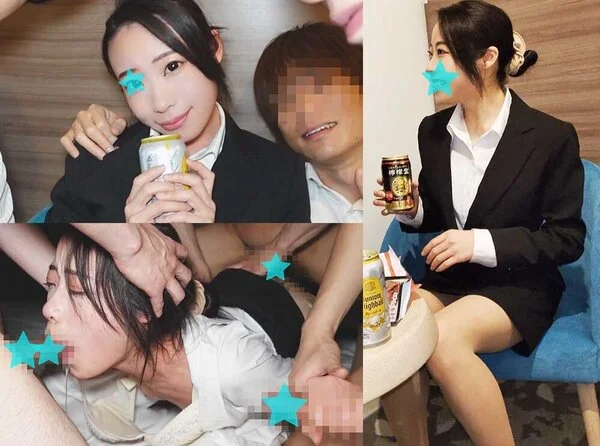 [■■■■]地方国立大リクスー就活生/上京OB訪問ホテル飲み①[飲み会パンチラ特
