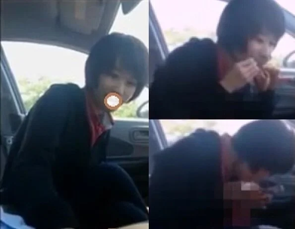 車内で最後の一滴まで残さず吸い尽くす彼女
