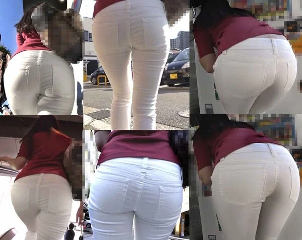 ピチピチピタパンヒップ159_極エロの白スキニーお姉さん♪_Part2