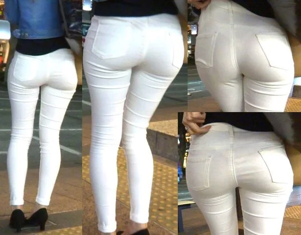 ピチピチピタパンヒップ113_極エロのスケスケ白パンツお姉さん【高画質版】