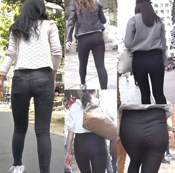 ピチピチピタパンヒップ162_極エロ!即勃起しちゃう黒スキニーパンツのお姉さん4
