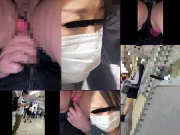 [乗車記録90]黒髪ロング清楚寄りギャル学生で射精管理