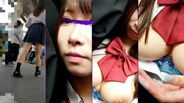 [乗車記録93]高スペック!!美人巨乳女学生と待ち合わせ痴感。手コキフィニッシュ