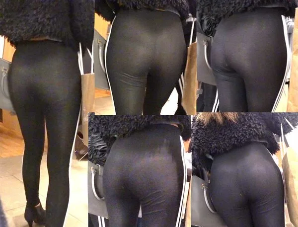 ピチピチピタパンヒップ142_スケスケ極薄レギンスのお姉さん!【特別セール!】