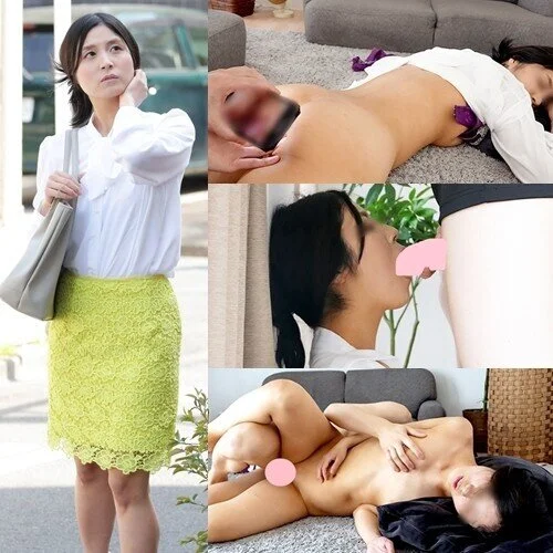 【アラフォー美女ツケマワシ】警戒心の強い熟女の無毛マ●コを無断使用。マ●コに顔を