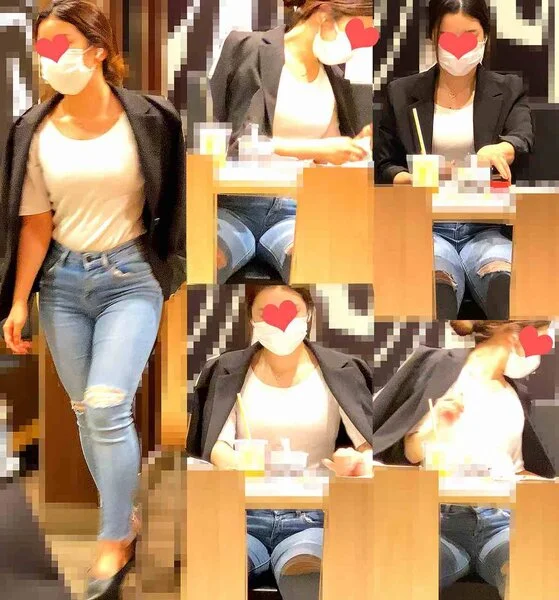 ピチピチジーンズヒップ169_超ハイスペック美女のピチピチの股間をじっくりと!!