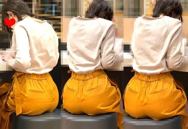 ピチピチピタパンヒップ187_下着ライン丸見え!!プリンと突き出たキレイなエロ尻