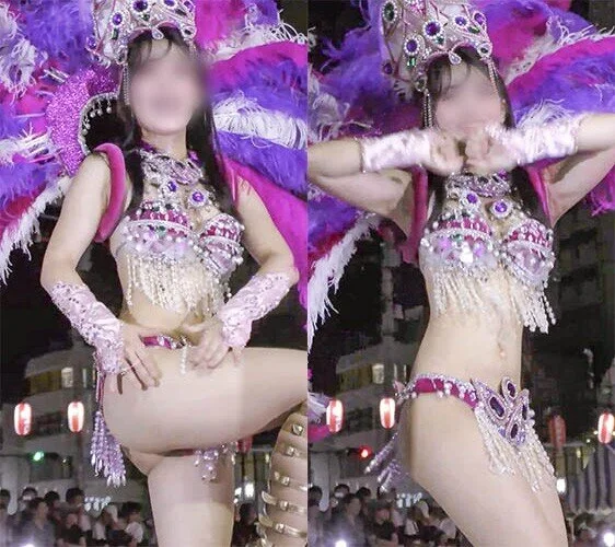 アイドル並みに超可愛い美白美人のセクシーサンバダンサー