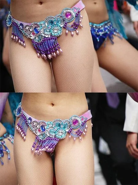 【写真】■■っぽさの残る色白スレンダーな妖艶サンバダンサー