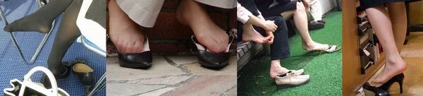 靴脱ぎお姉さん達のつま先&足裏 ②