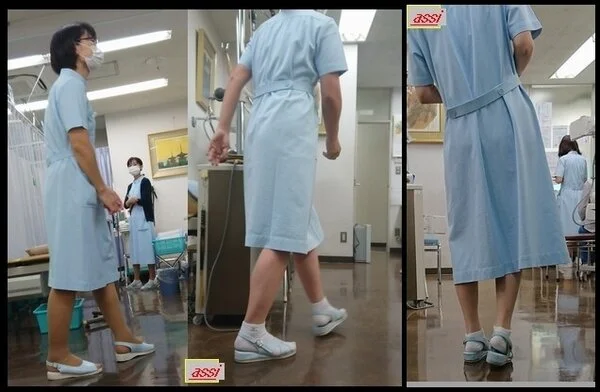 リハビリで働くナースさん