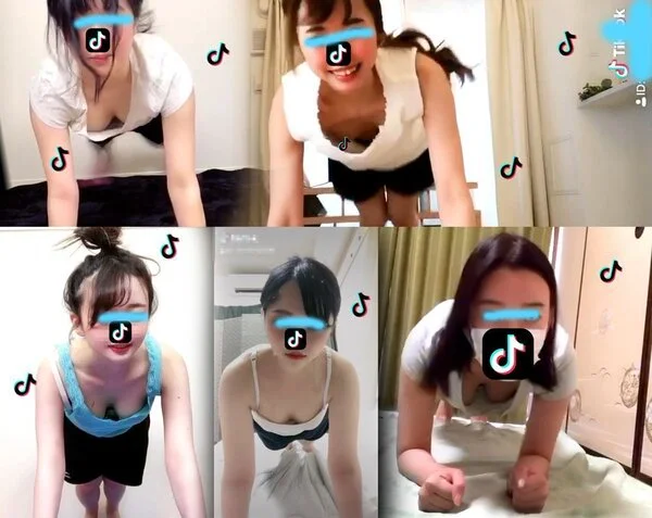 ※レア※ t〇ktokで即削除動画 「#腕立てチャレンジ」
