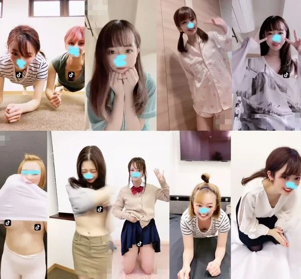 ※レア※ 9人分 t〇ktokで即削除動画③ 【#腕立て#着替え】