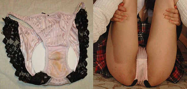 変態みゅなの高精細シミパン画像