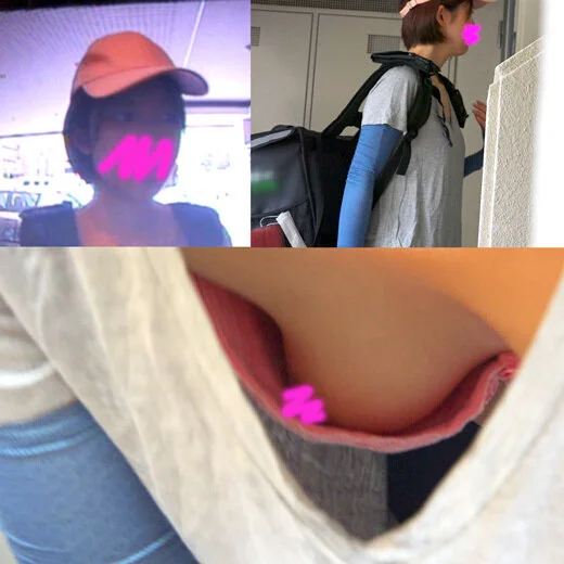 汗っかきショートヘア配達員のふっくらピンク乳首が届きました!