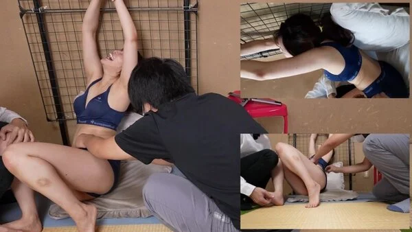 こっぱずかしそうな反応から急激に発狂悶絶しハアハア呼吸を乱しまくる美形お姉さん(