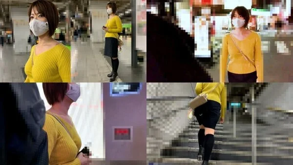 《デカパイスラッシュ》【電車■■】★外見どおりエロ女!★スライムおっぱい★キャン