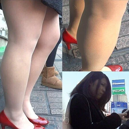 ふくらはぎシリーズNo.3 ぶっとく美しいシシャモ脚のOL 赤いハイヒールがいい