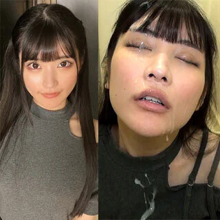 個撮)【おねだり顔射18】可愛い顔してGカップボディ!高速ノーハンドピストン&ね