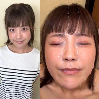 個撮)【おねだり顔射21】Fカップ美乳お姉さんのじっと見つめて【ひょっとこ顔ピス