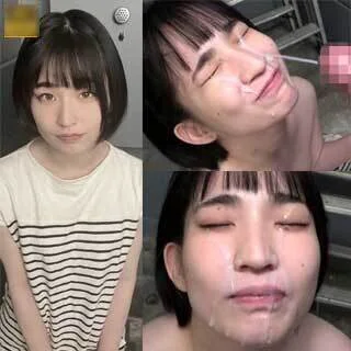 個撮)【おねだり顔射24】夢追う劇団女子【個性が光る!黒髪色白美人】愛らしい微笑