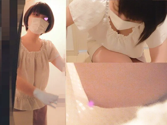 【宅配客胸チラ】美女系女子大生/美巨乳胸チラにパンチラ■■■■【集荷客/運送】