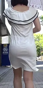 Eさんパート1 パンティーライン 透け 尻