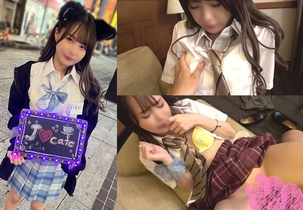 【制服デート】かわいいのに生意気な小悪魔すぎるドS美■■ 夜の公園おパンツ撮影☆