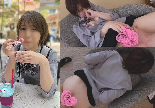 【個撮・中出し】ボーイッシュ「ツンデレ」制服娘 まい ちゃん・18歳 陸上部 濡