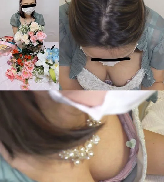 [4K][巨乳×剛毛]圧巻!机下を覗いたらマン毛見えてました・・・