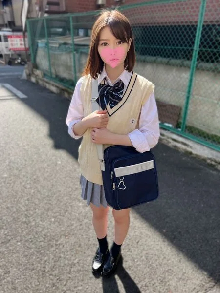 【個人撮影】顔出し都立K①学校サボってやってきたショートカットのミニスカ女子とパ