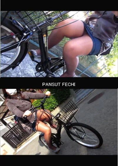 四十路のミニスカパンスト自転車 part20 パート1