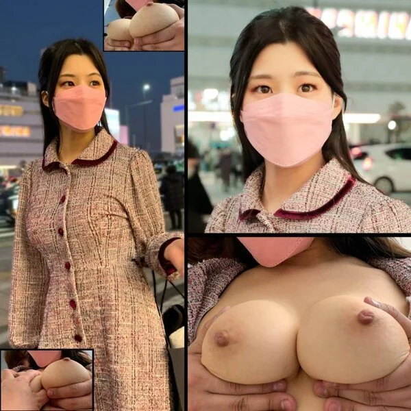 【電車■■ #12】《Gカップマシュマロ美爆乳》買い物帰りの爆乳女子大生を車内で