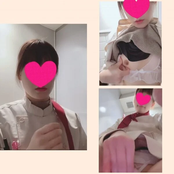 激カワなアルバイト女子は休憩中に■■■でオナニーをする