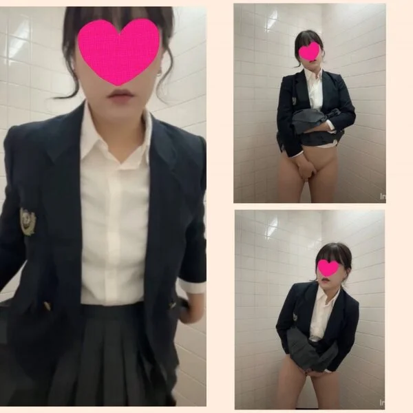 S級の激カワ彼女/休み時間に自撮りするオナニーがエロすぎる