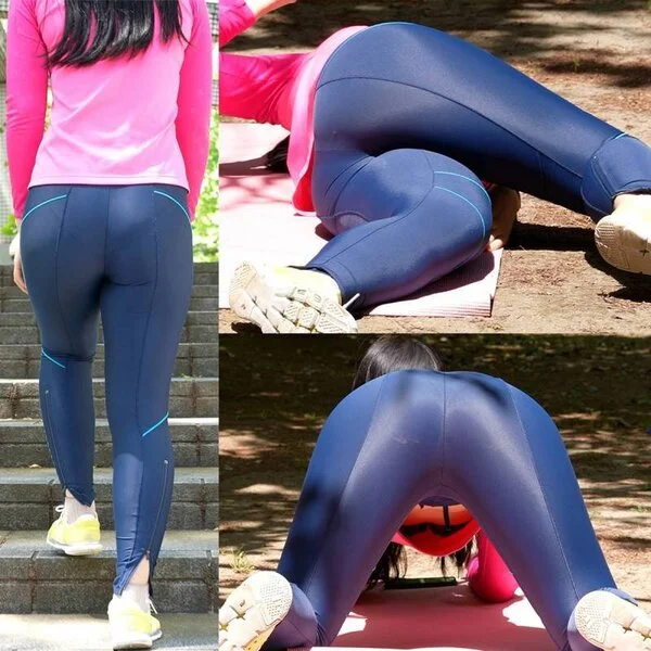 ムッチムチ‼今すぐ揉みたいw陸上スパッツのスケパン‼